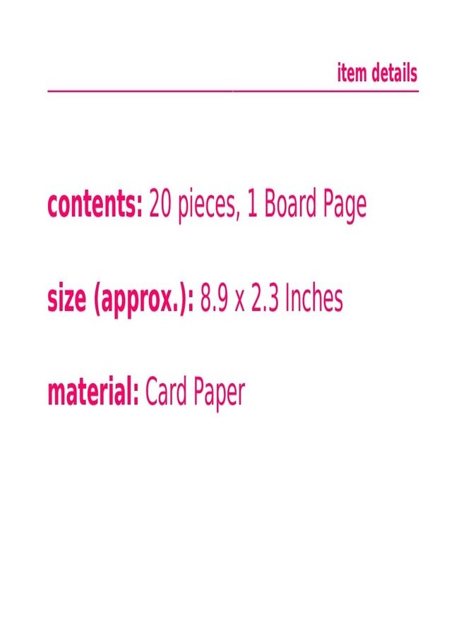 PartyStuff Tambola Housie Tickets Bollywood Movies Dialogues 2 Word Kukuba (20 Cards) - Image 3